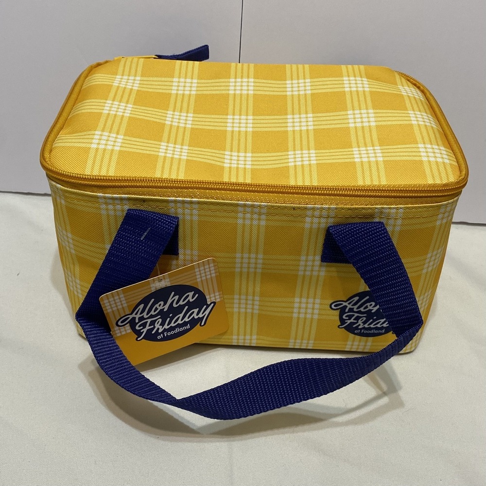 PALAKA Insulated Cooler Bag by Foodland - Yellow NWT